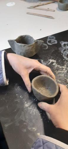 Corso di ceramica per ipovedenti manufatti